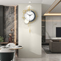 Modern Abstract Wall Clock Minimalist Metal Decorative Home Decor