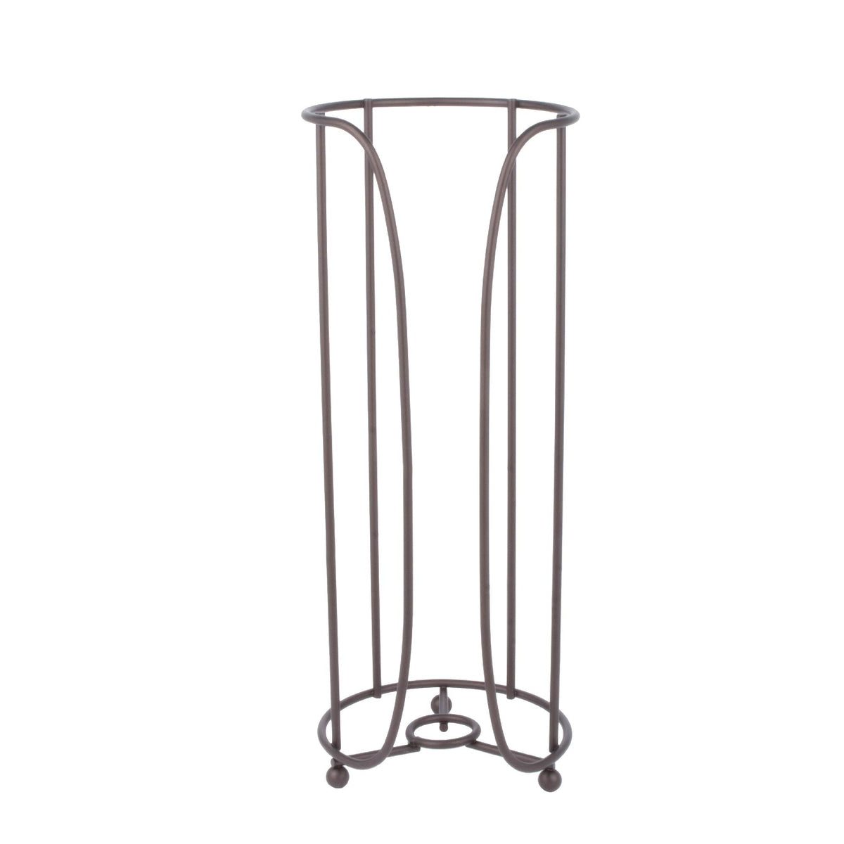 Freestanding Toilet Paper Holder for Standard Rolls (Oil-Rubbed Bronze Finish)
