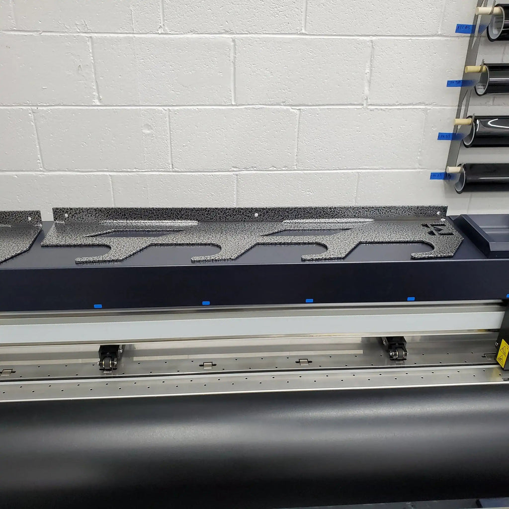 Wall-Mounted Vinyl, Tint, Paper & Cloth Wrap Rack - Modular Storage | Martin Metalwork"