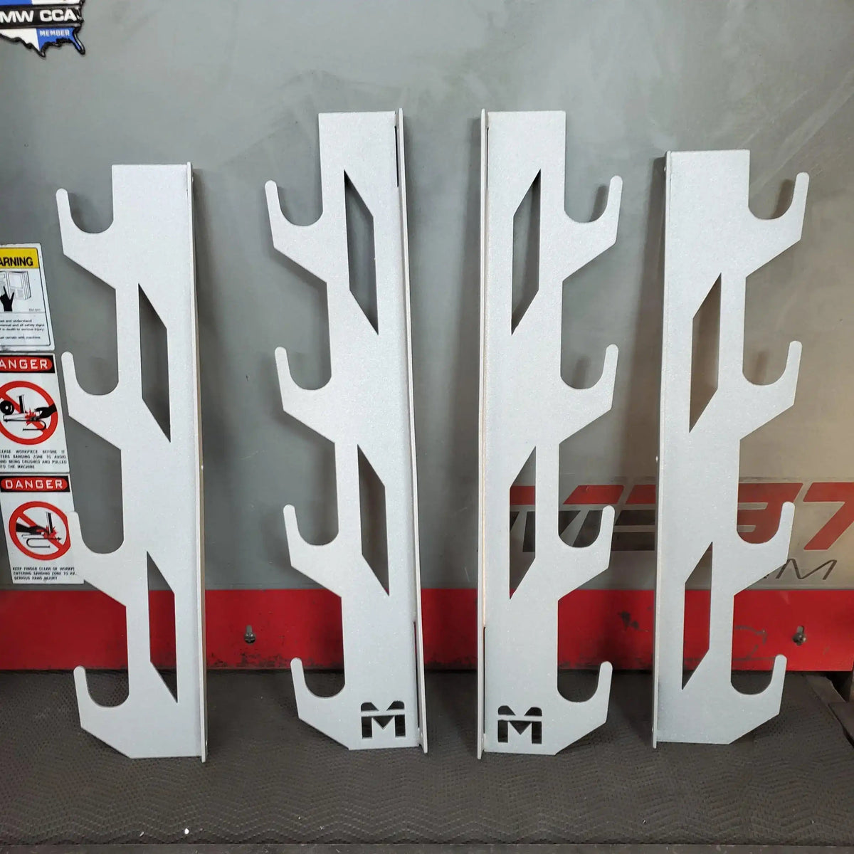 Wall-Mounted Vinyl, Tint, Paper & Cloth Wrap Rack - Modular Storage | Martin Metalwork"