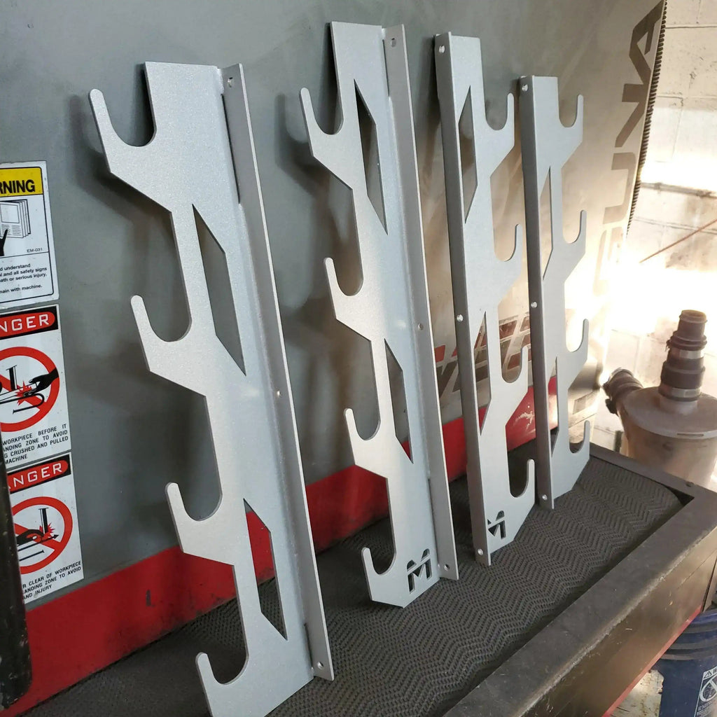Wall-Mounted Vinyl, Tint, Paper & Cloth Wrap Rack - Modular Storage | Martin Metalwork"