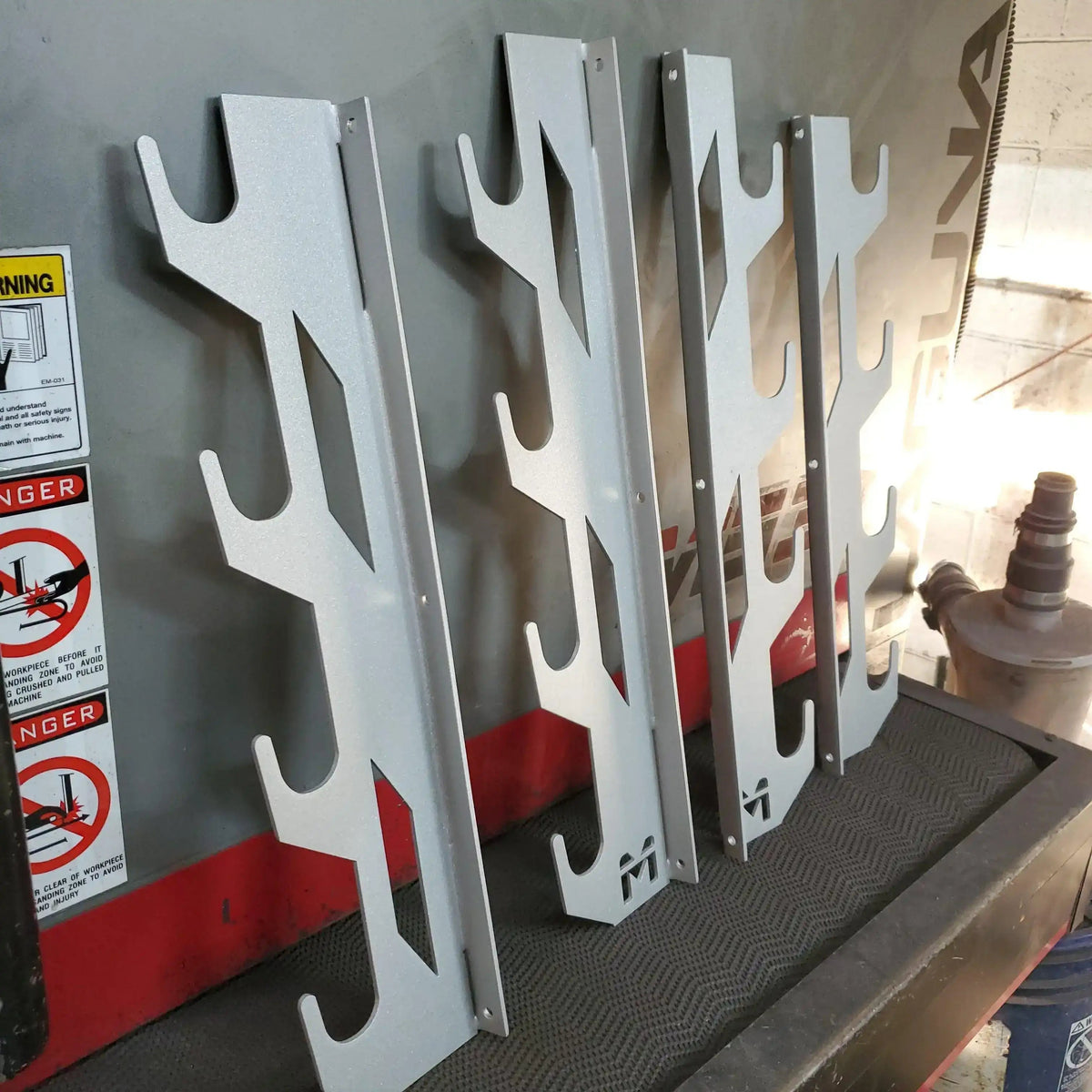 Wall-Mounted Vinyl, Tint, Paper & Cloth Wrap Rack - Modular Storage | Martin Metalwork"