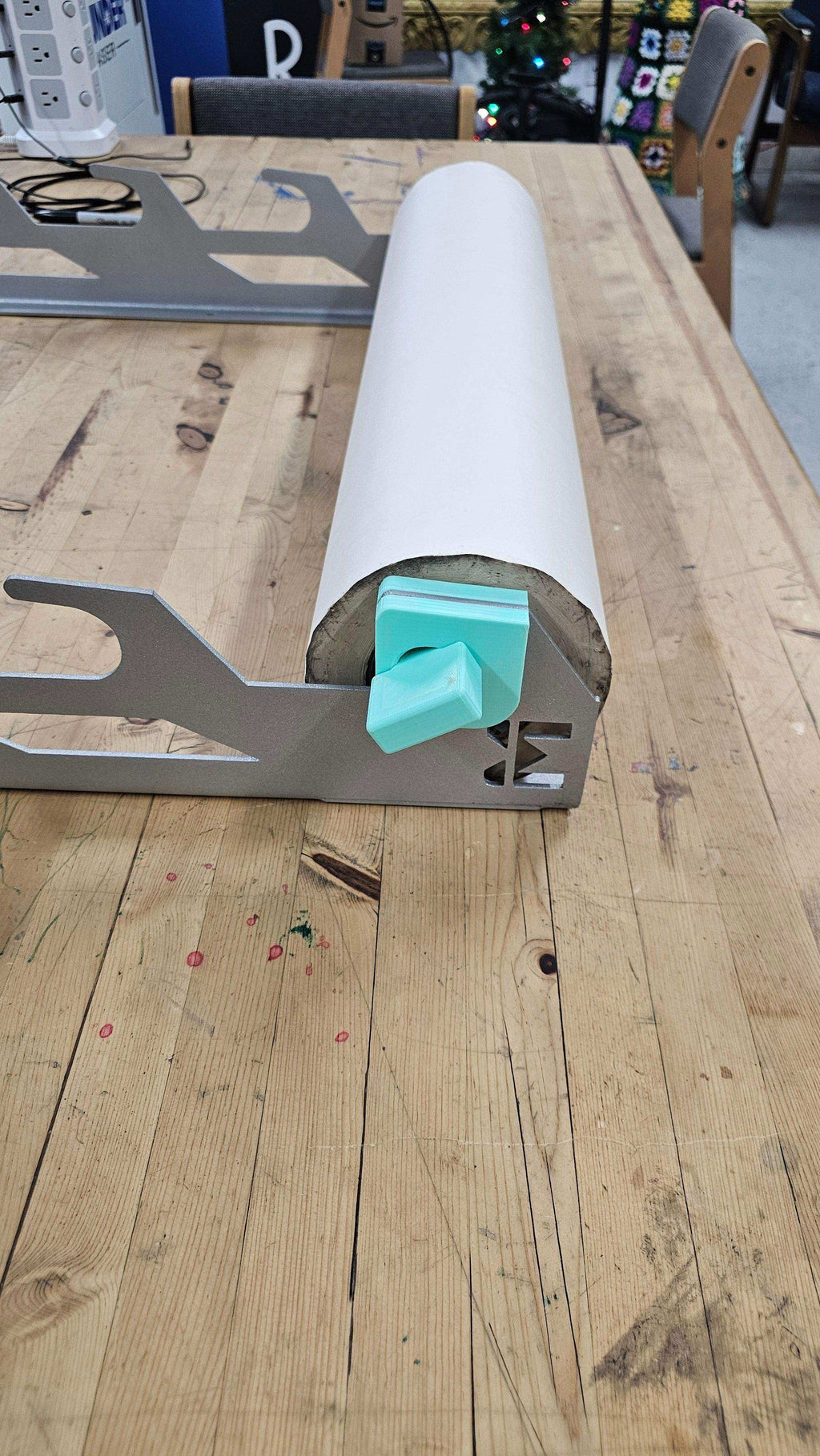 Wall-Mounted Vinyl, Tint, Paper & Cloth Wrap Rack - Modular Storage | Martin Metalwork"