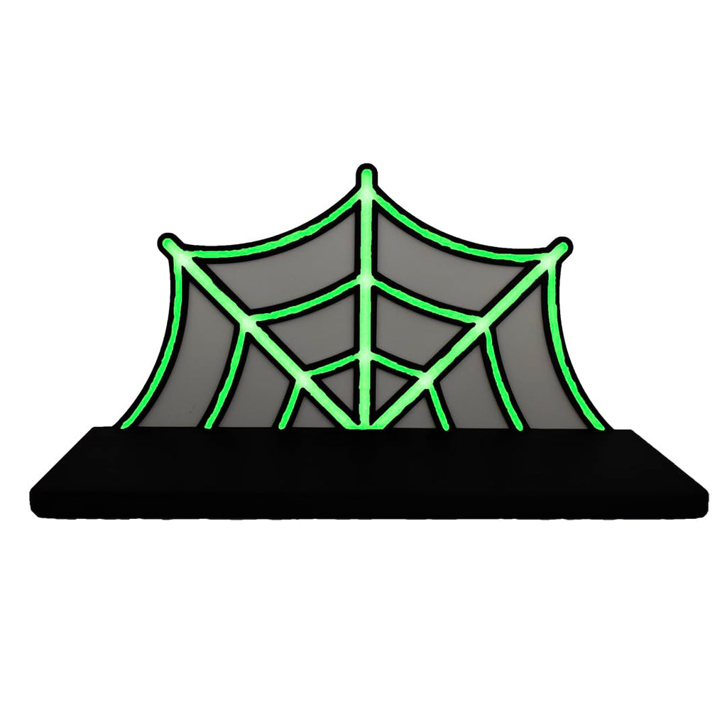 Spider Web Floating Shelf | Spooky Halloween Decor Shelf | 9" Wide x 5" Deep | Made in USA