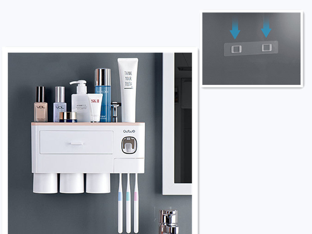 Magnetic Toothbrush Holder Storage Rack