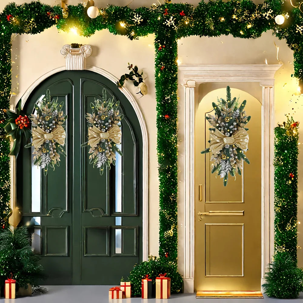 Artificial Christmas Wreath 60cm Decorative Staircase Garland
