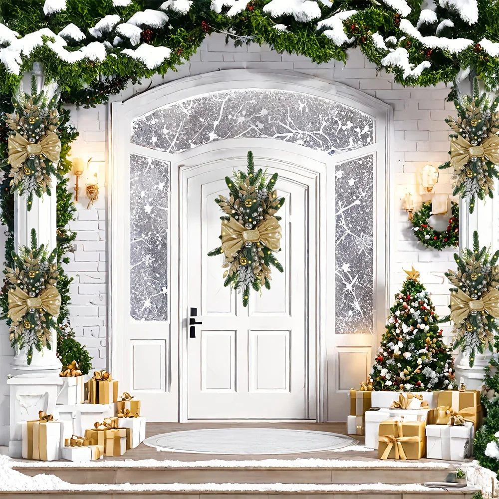Artificial Christmas Wreath 60cm Decorative Staircase Garland
