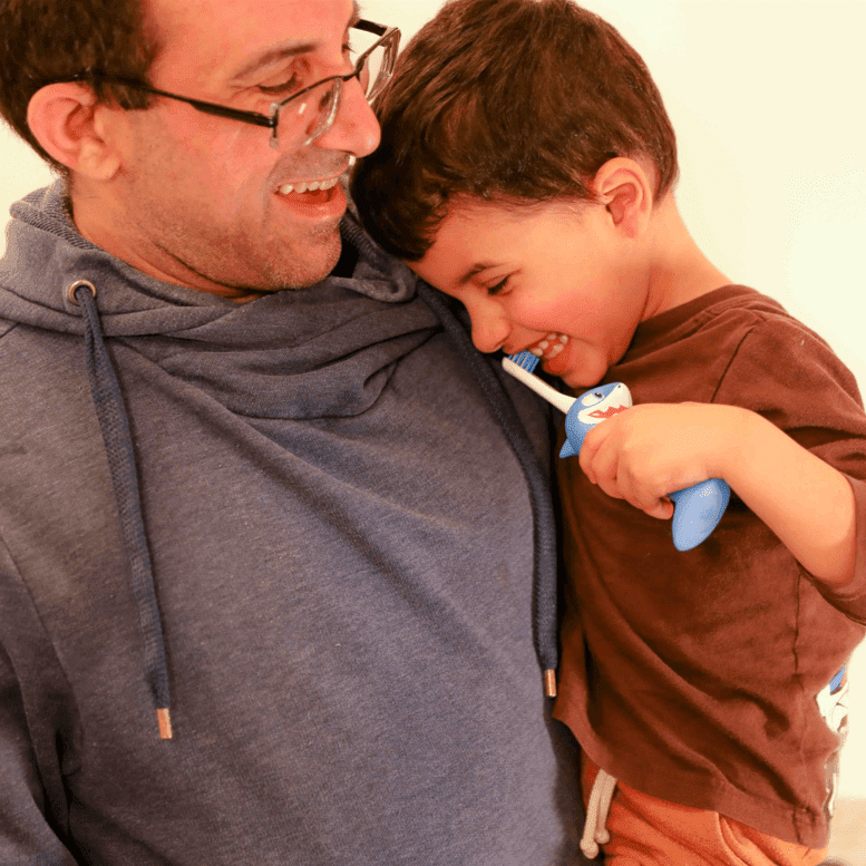 Chompers the Shark Toothbrush for Kids With Bonus Brush Head