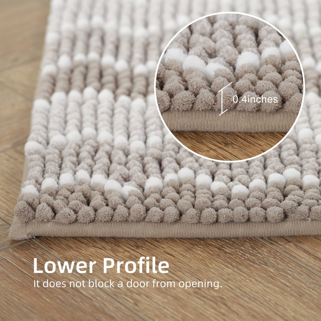 Kasentex Soft Absorbent Bath Rug - Plush Bathroom Mat