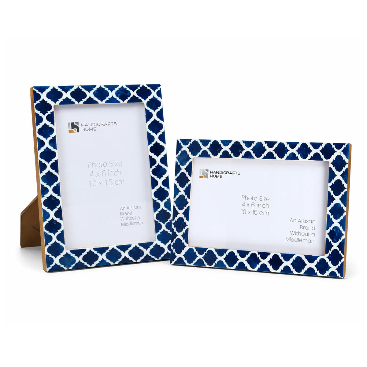 Casablanca Medianoche Resin Inlay Picture Frame Set 2