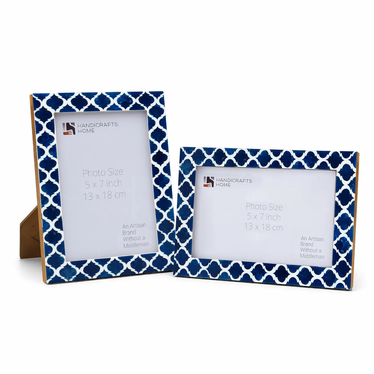 Casablanca Medianoche Resin Inlay Picture Frame Set 2