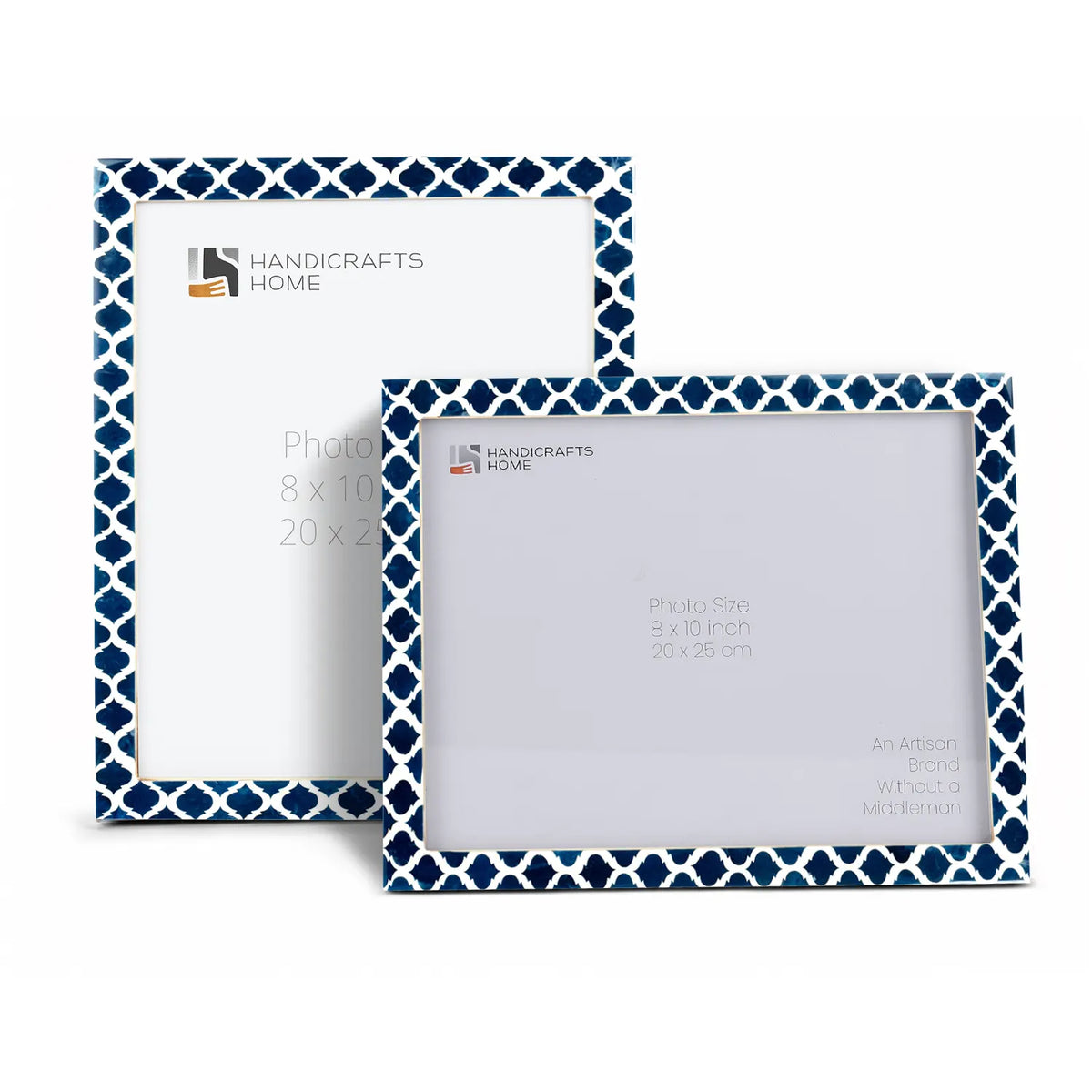 Casablanca Medianoche Resin Inlay Picture Frame Set 2