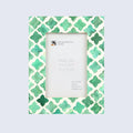 Picture Frame Mosaic Quatrefoil Collection Bone & Resin Inlay in 3 Colors