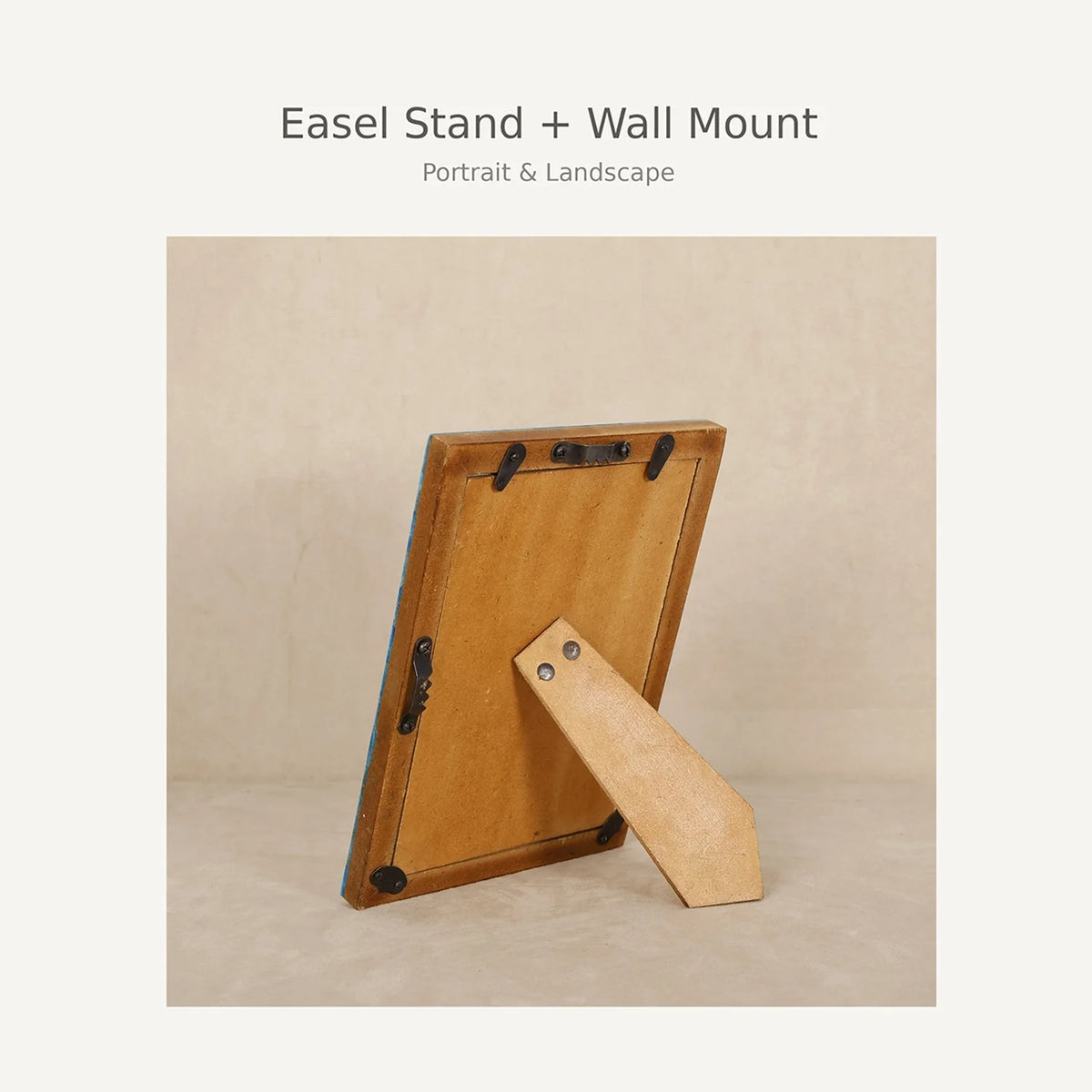 Horn Inlay Picture Frame Tabletop Wall 4x4 4x6 5x7 8x10