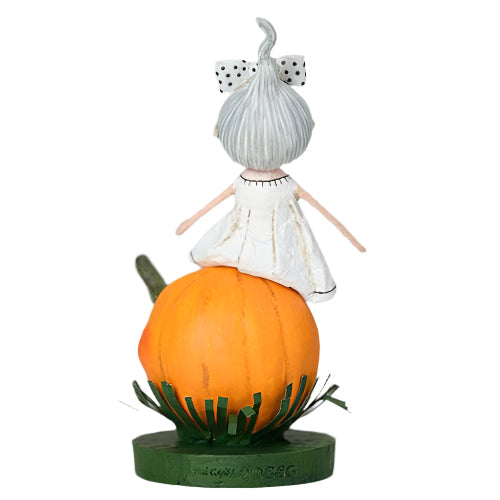 A Little Halloween Spirit Halloween Figurine by Lori Mitchell, 6.5" Poly Resin
