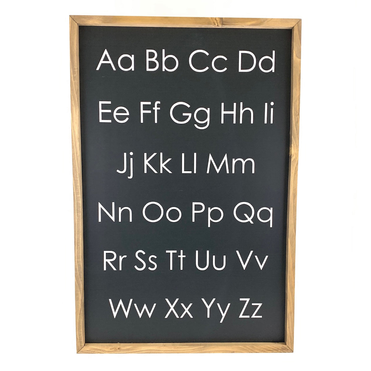Modern Alphabet Framed Saying