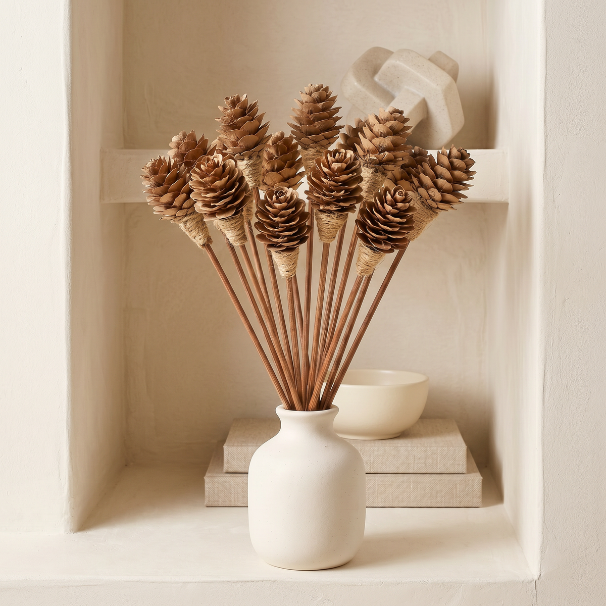 Mini Pinecone Reed Diffuser Sticks, 9" — 16 Pack
