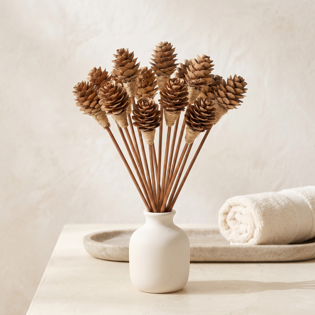 Mini Pinecone Reed Diffuser Sticks, 9" — 16 Pack