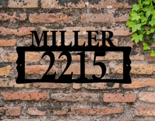 Personalized House Numbers – Custom Address Numbers | Durable Metal Signs
