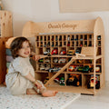 Toy Car Garage Storage - Natural